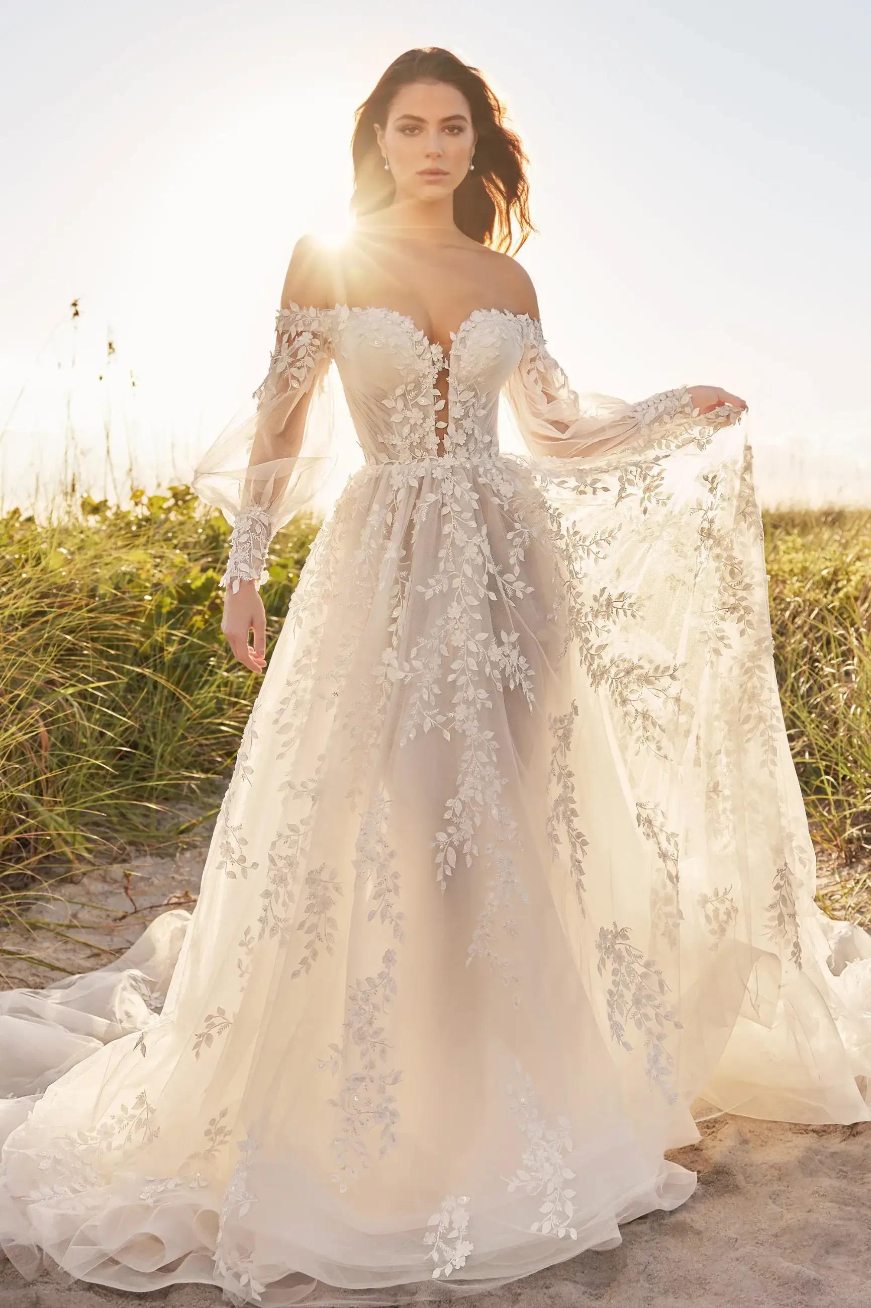 2024 Bridal Gown Trends Styles, Fabrics, and Necklines