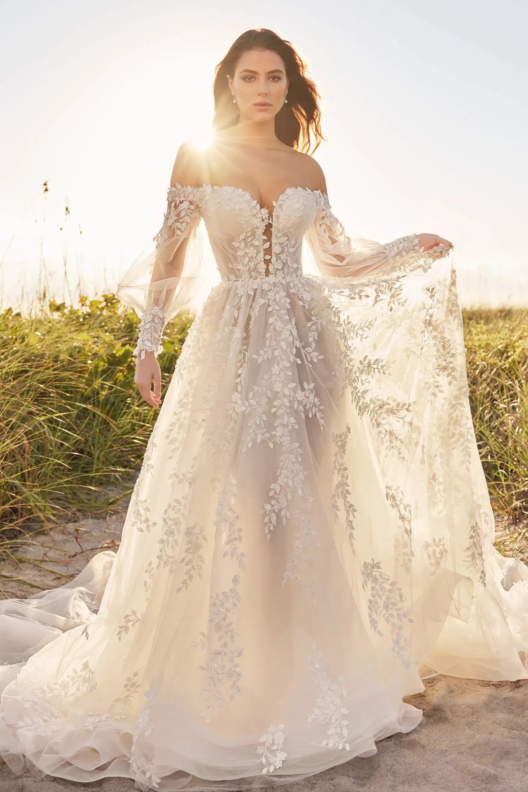 2024 Bridal Gown Trends: Styles, Fabrics, and Necklines Image