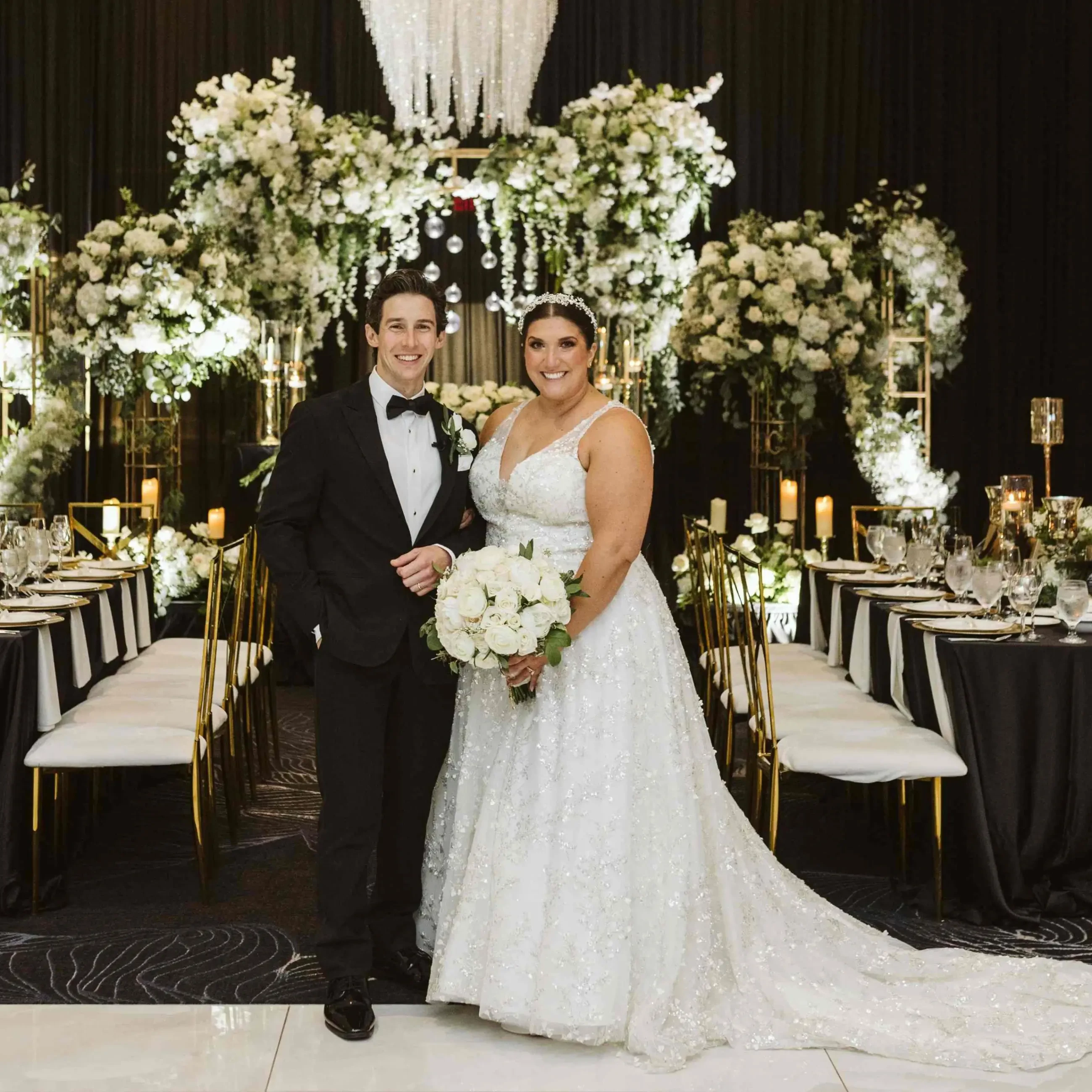 bride Nina Lucido and groom Robert McGowen