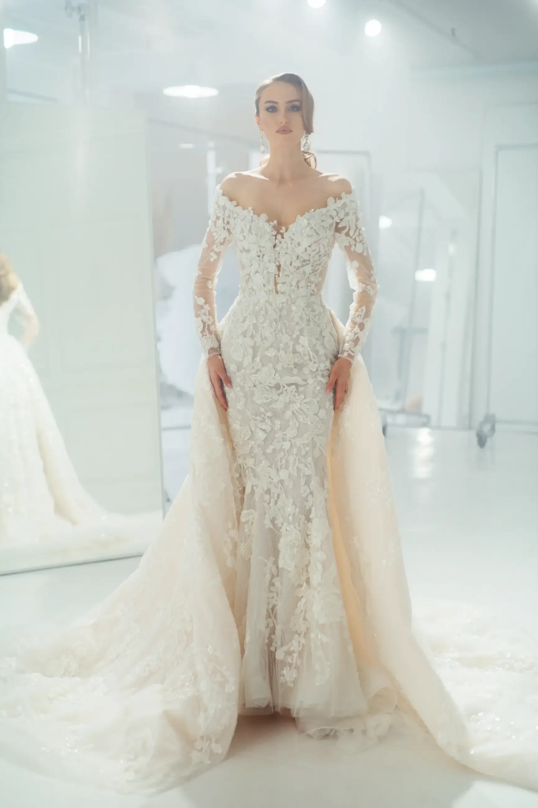 Stephen Yearick bridal gown
