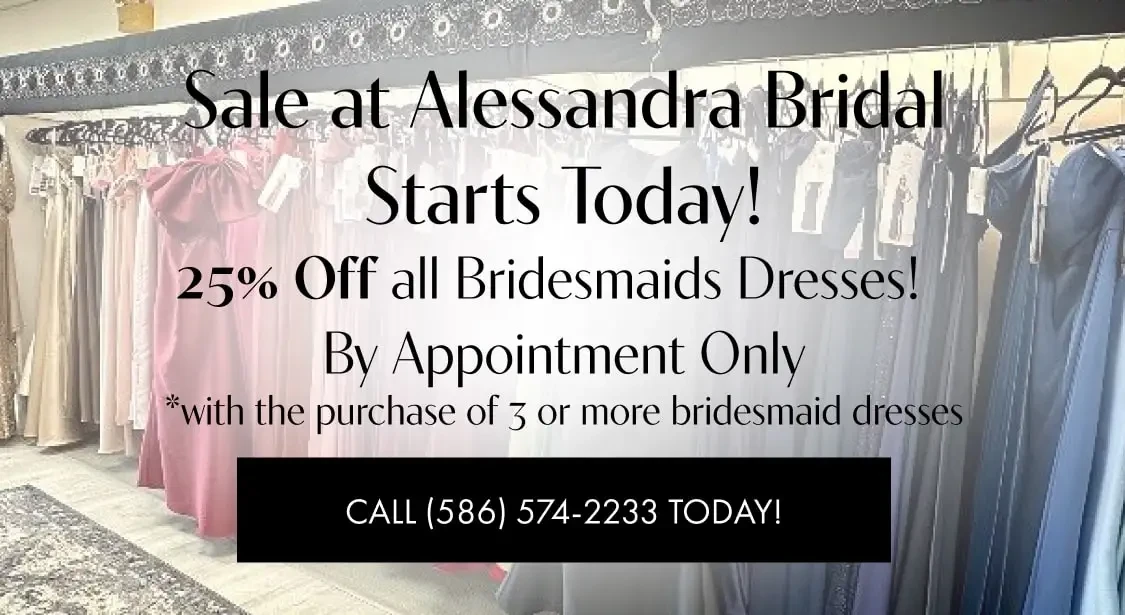 bridesmaids sale banner