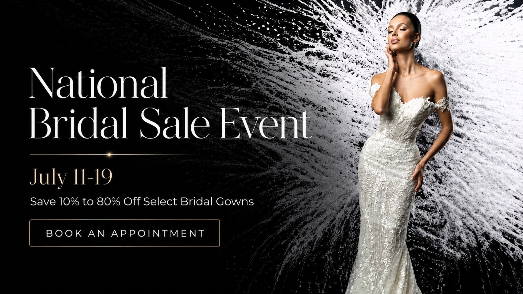 alessandra bridal national bridal sale banner 2026